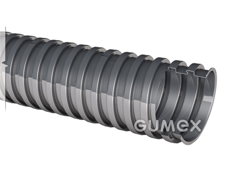Chránička na káblové rozvody kovová METAL HOSE 101, 8/10mm, IP40, kov s pozinkovaným povrchom, +400°C, šedá